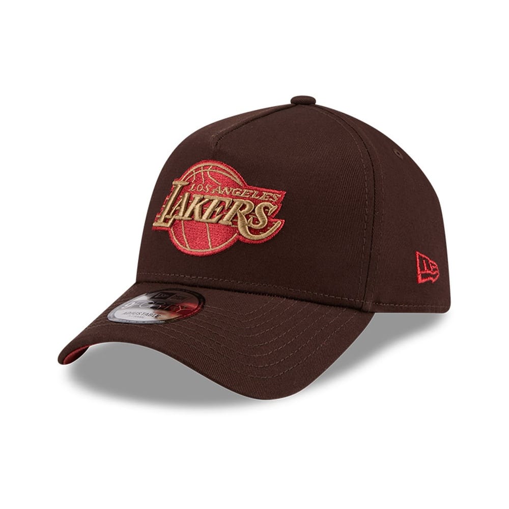 New Era 9FORTY A-Frame Los Angeles Lakers - Chocolate Cherry
