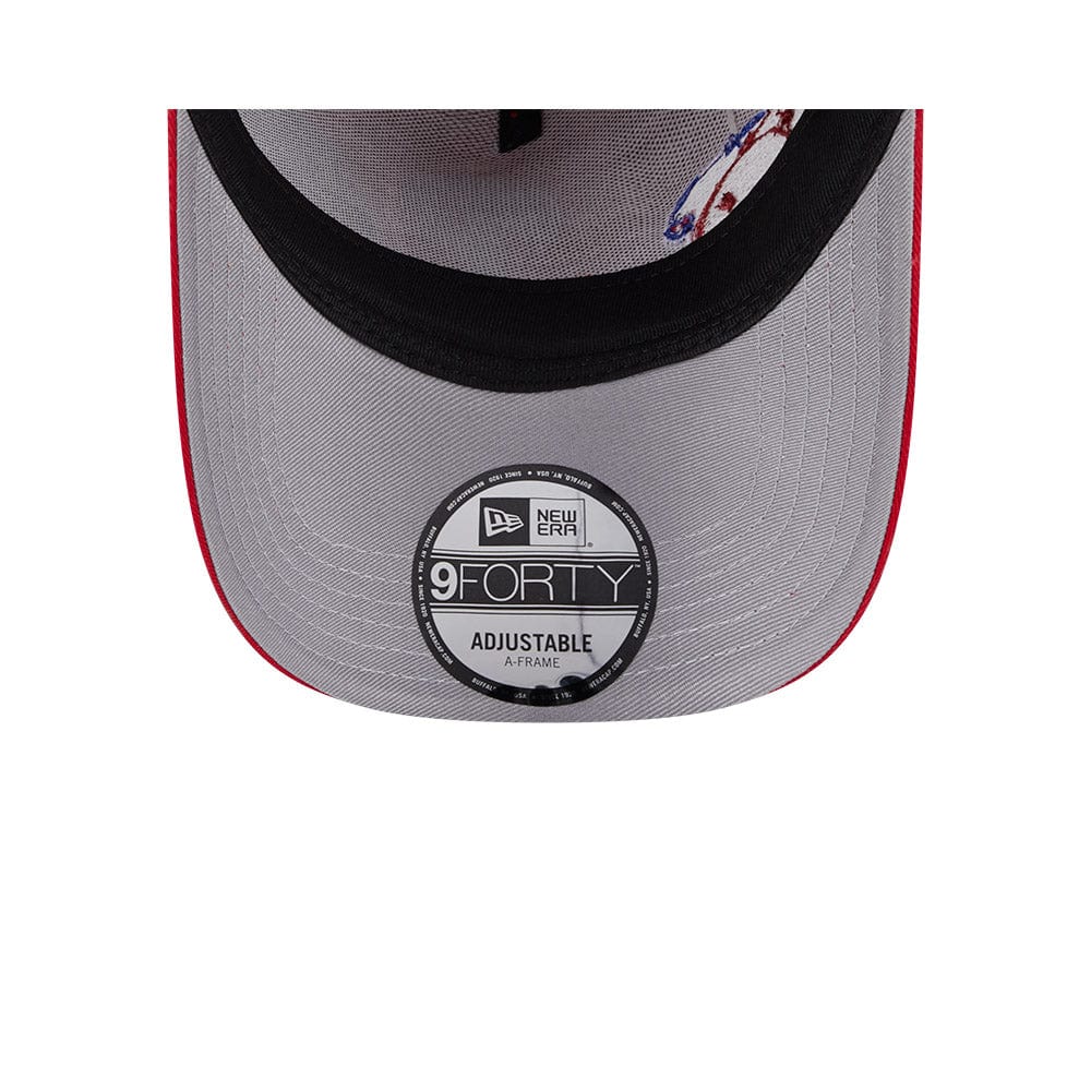 New Era 9Forty A-Frame MLB All Over Logos Philadelphia Phillies - Red