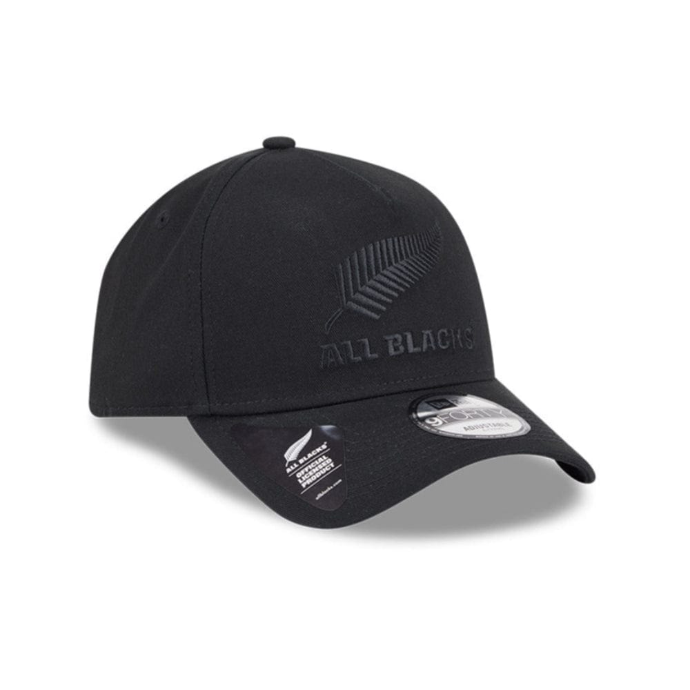 New Era 9FORTY A-Frame Snapback All Blacks - Black / Black