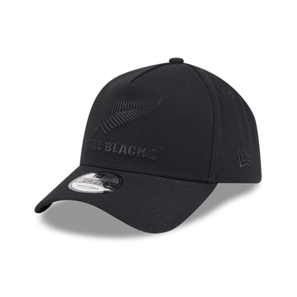 New Era 9FORTY A-Frame Snapback All Blacks - Black / Black