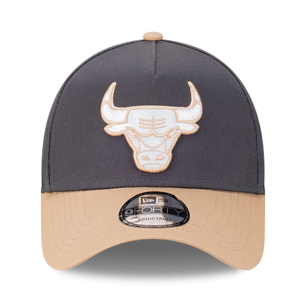 New Era 9FORTY A-Frame Snapback Chicago Bulls - Graphite / Camel