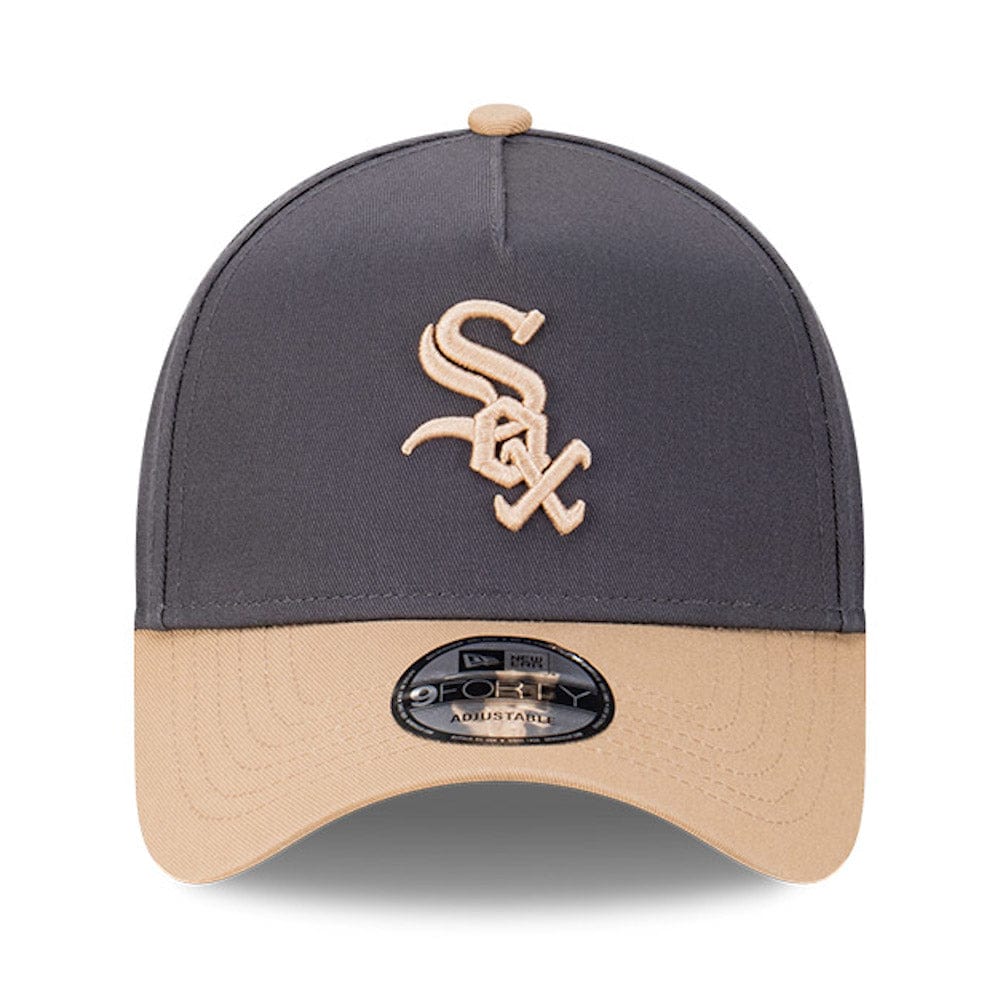 New Era 9FORTY A-Frame Snapback Chicago White Sox - Graphite / Camel