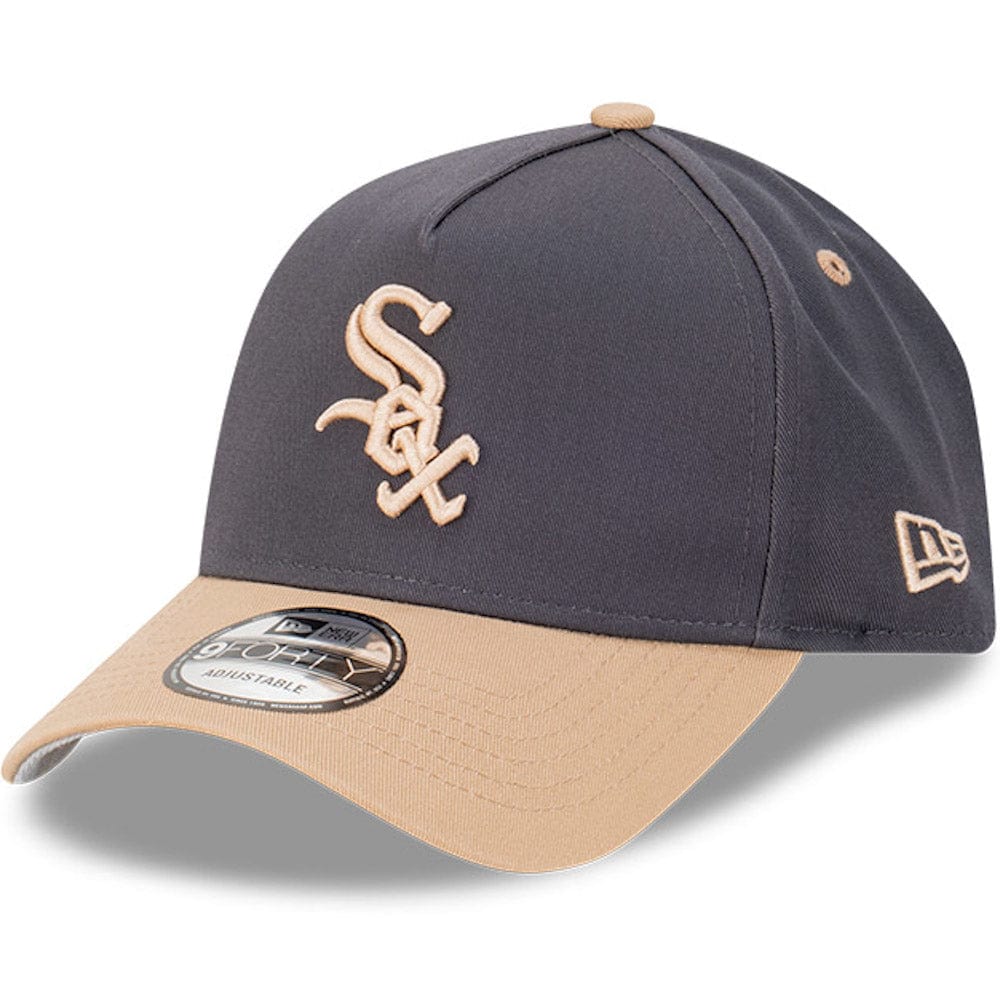 New Era 9FORTY A-Frame Snapback Chicago White Sox - Graphite / Camel