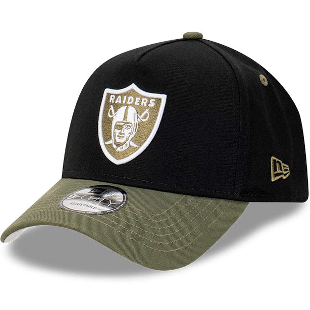 New Era 9FORTY A-Frame Snapback Las Vegas Raiders - Black / New Olive