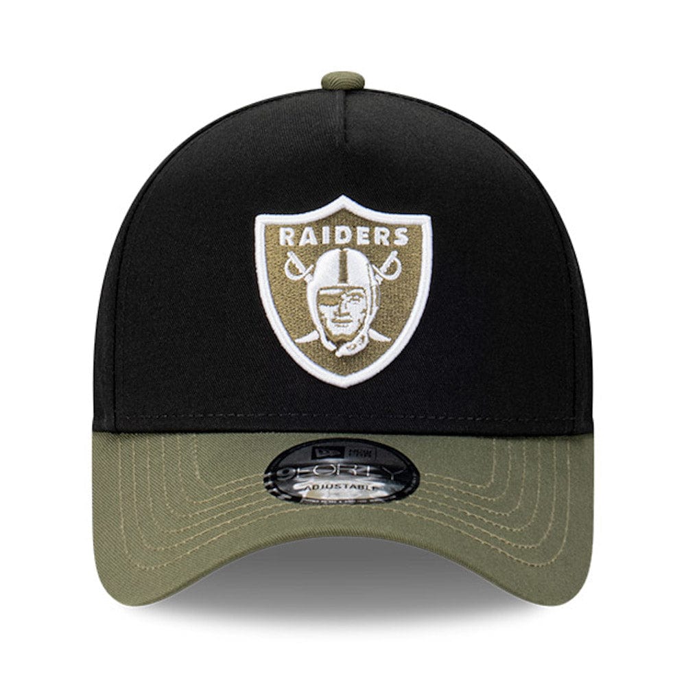 New Era 9FORTY A-Frame Snapback Las Vegas Raiders - Black / New Olive