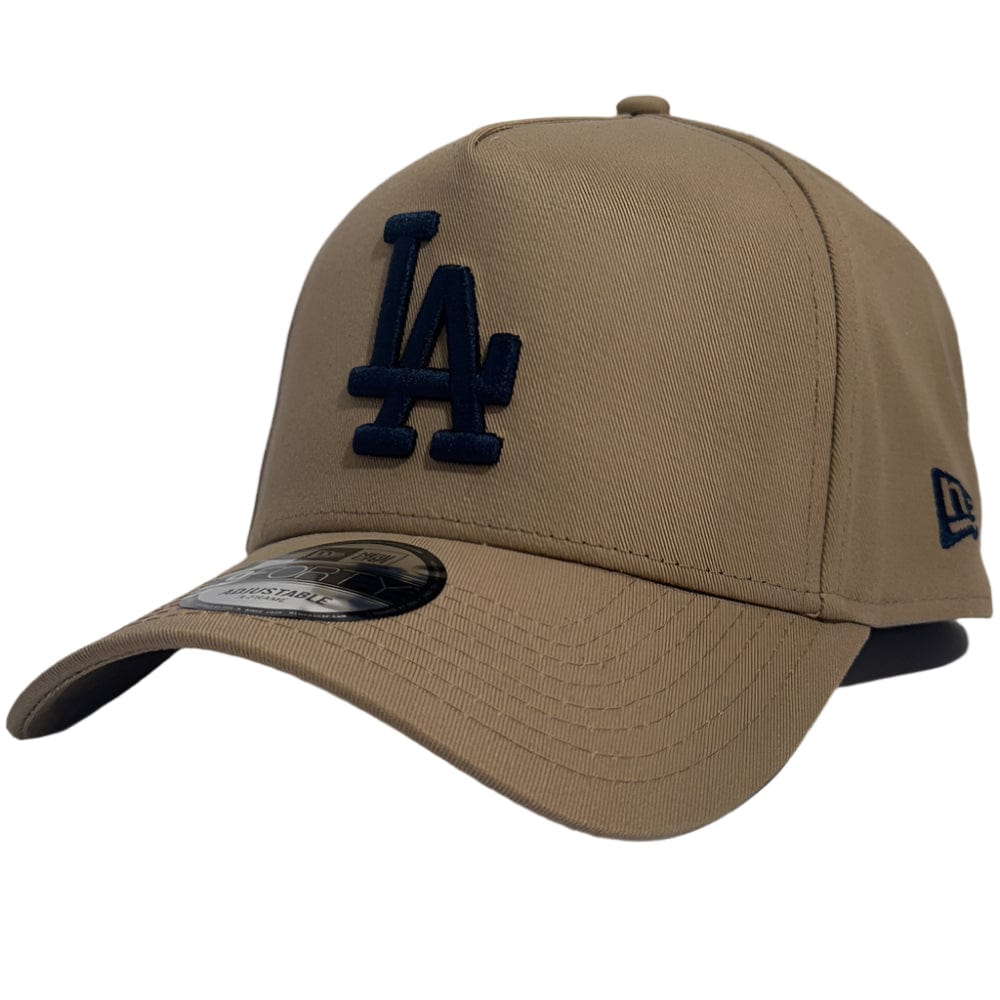 New Era 9FORTY A-Frame Snapback Los Angeles Dodgers - Camel / Blue