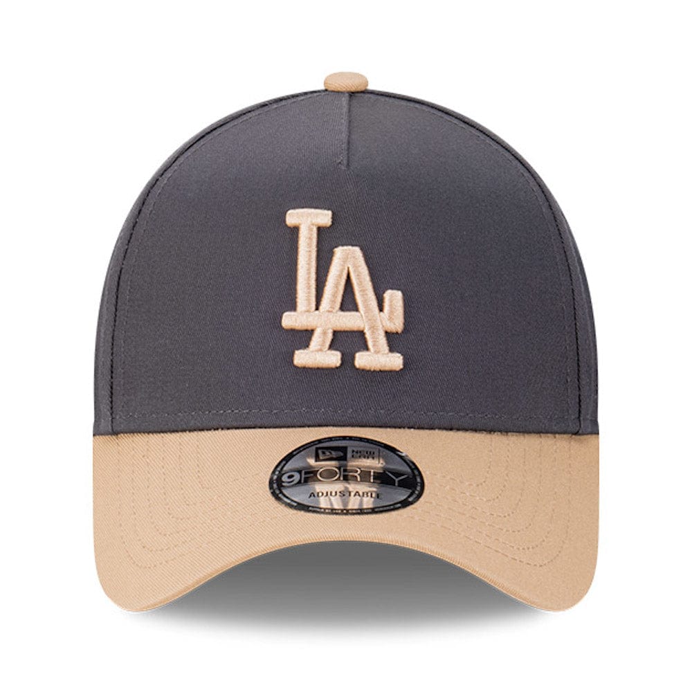 New Era 9FORTY A-Frame Snapback Los Angeles Dodgers - Graphite / Camel