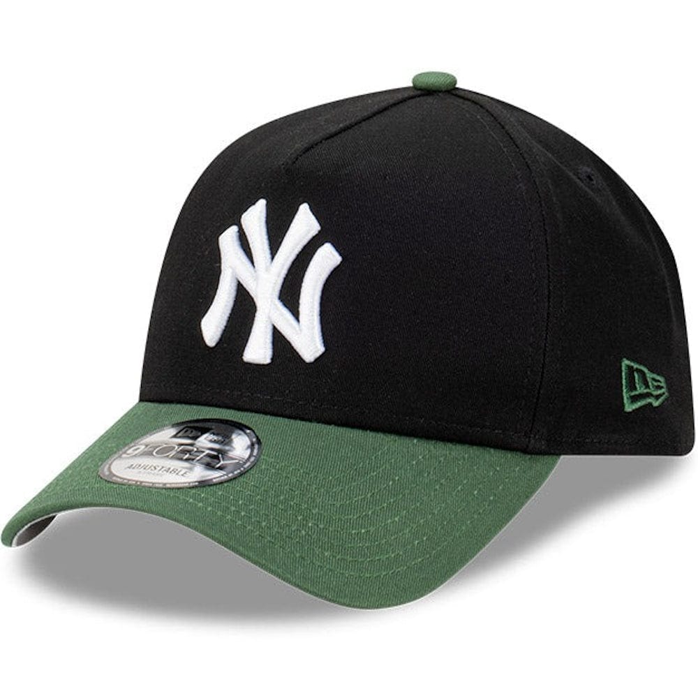 New Era 9FORTY Blackdome A-Frame Snapback New York Yankees - Black / Cilantro Green