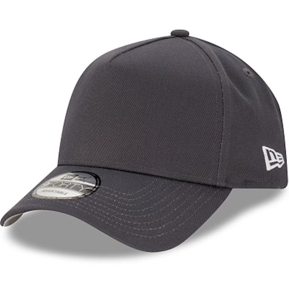 New Era 9FORTY Blank A-Frame Snapback - Graphite