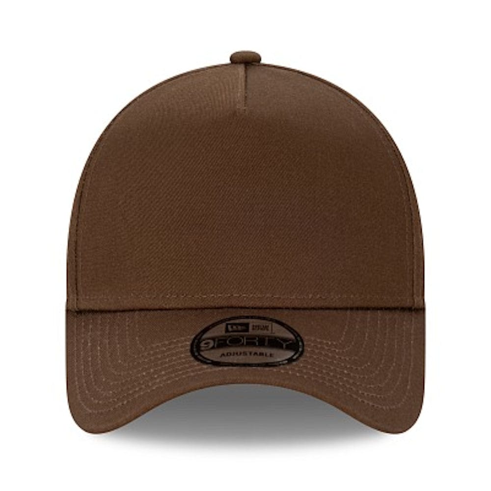 New Era 9FORTY Blank A-Frame Snapback - Walnut