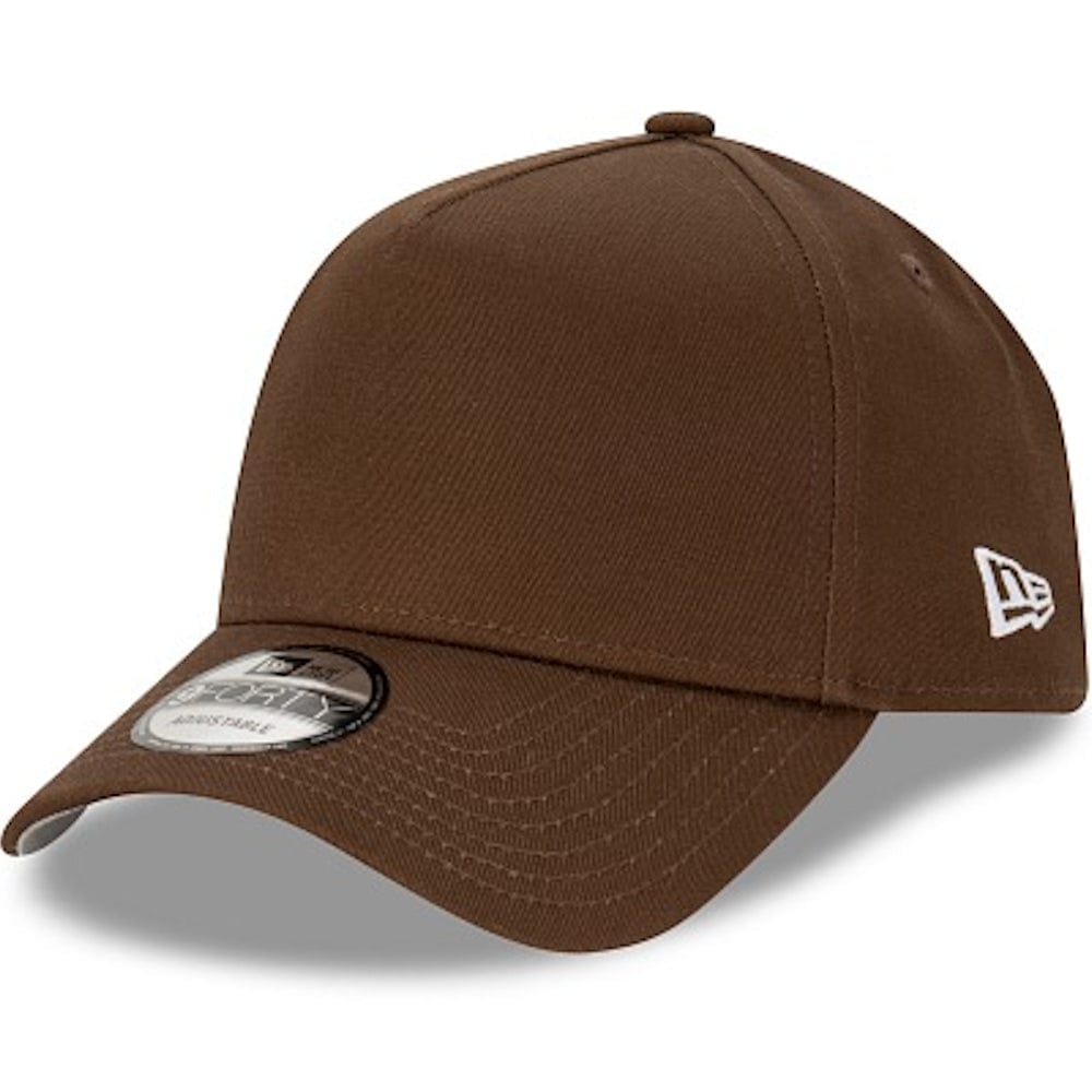 New Era 9FORTY Blank A-Frame Snapback - Walnut