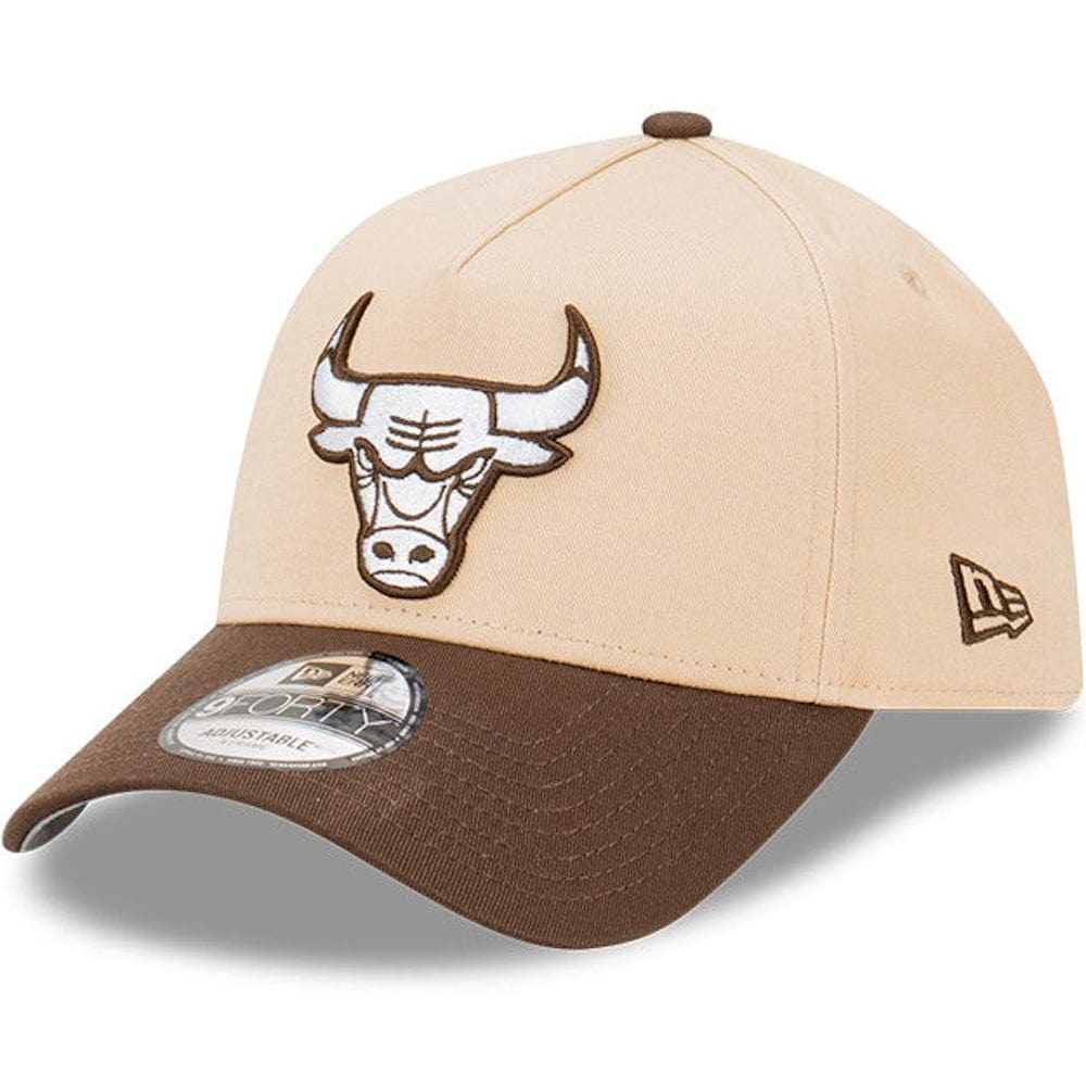 New Era 9FORTY Choc Oats A-Frame Snapback Chicago Bulls - Oatmilk / Walnut