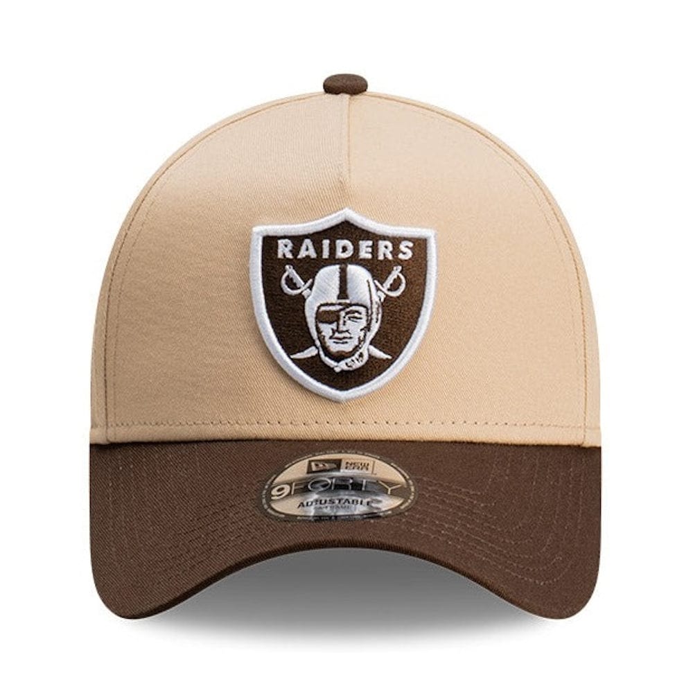 New Era 9FORTY Choc Oats A-Frame Snapback Las Vegas Raiders - Oatmilk / Walnut