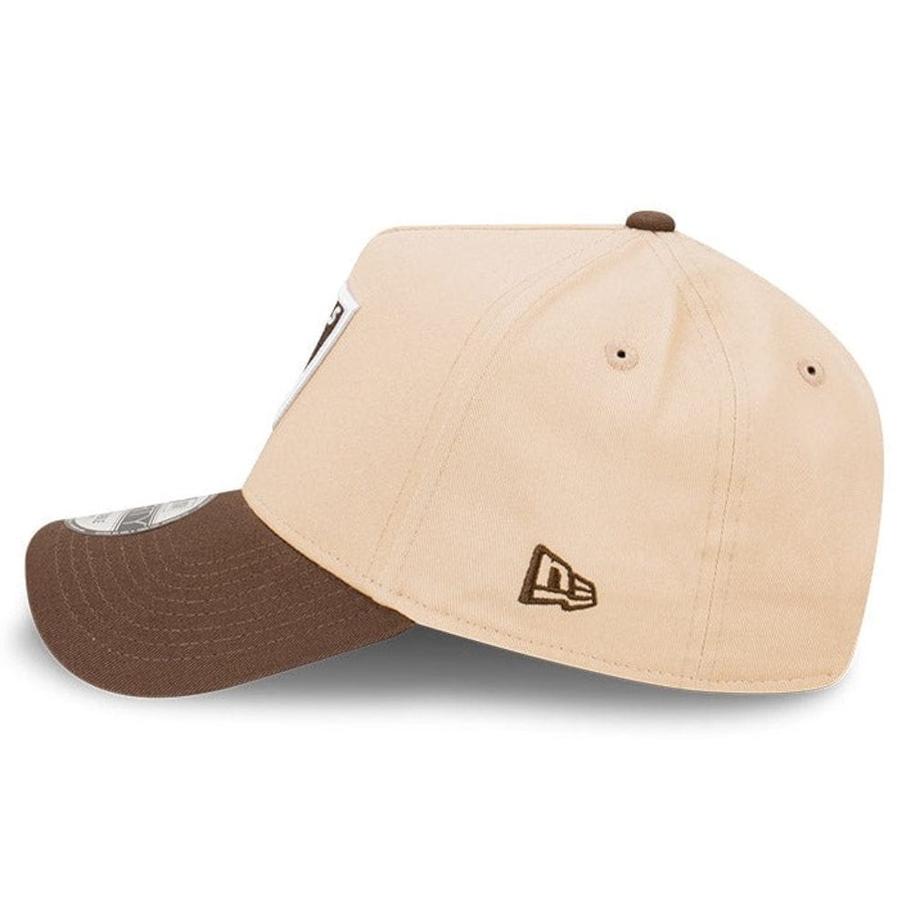 New Era 9FORTY Choc Oats A-Frame Snapback Las Vegas Raiders - Oatmilk / Walnut