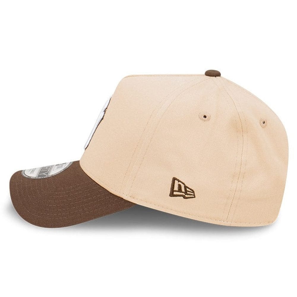 New Era 9FORTY Choc Oats A-Frame Snapback New York Yankees - Oatmilk / Walnut