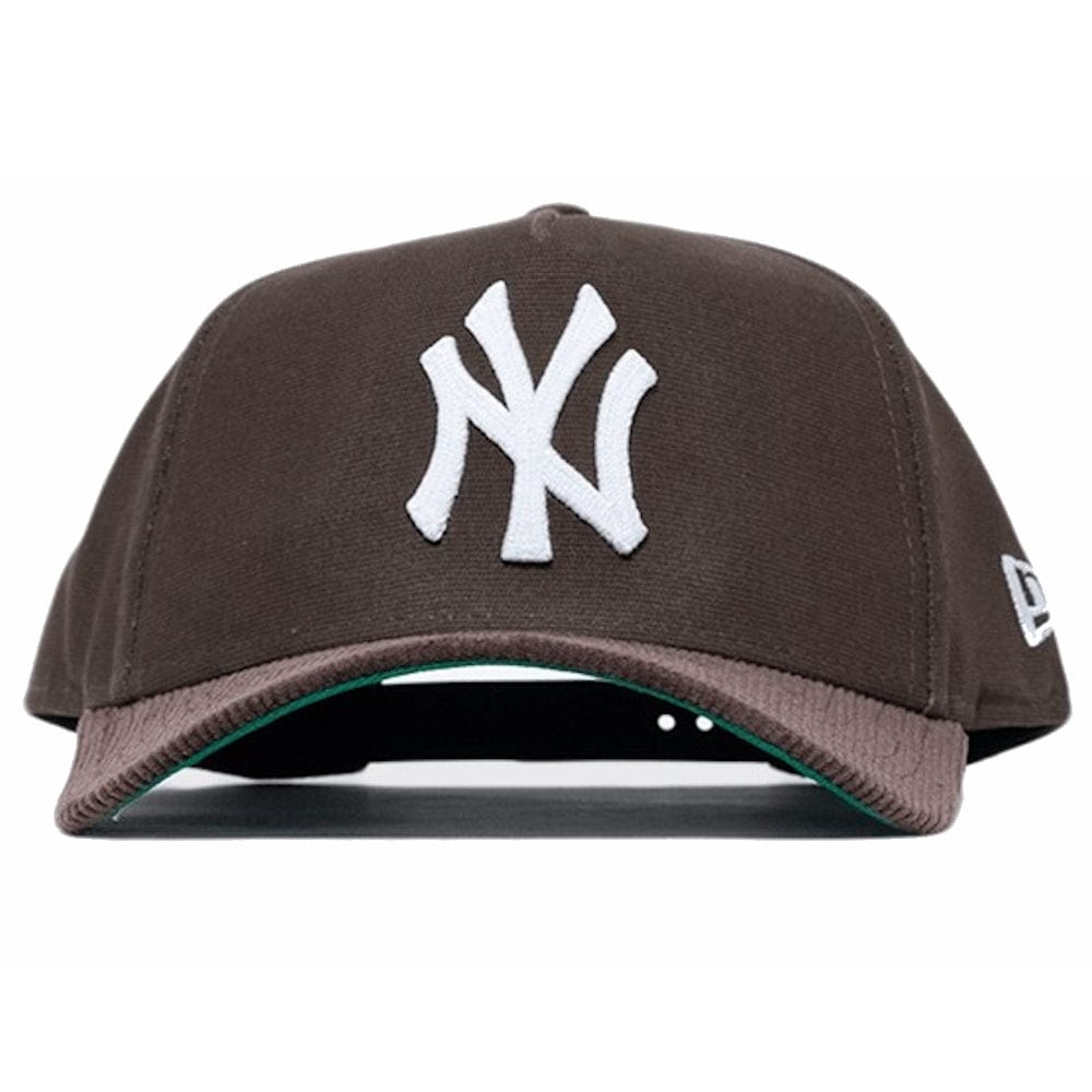 New Era 9FORTY Cord Brim A-Frame Snapback New York Yankees - Beef Brown