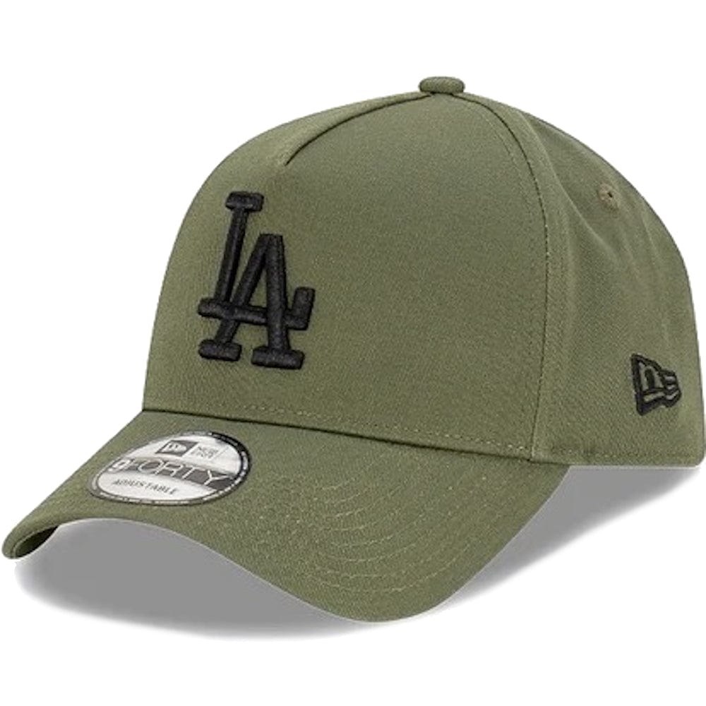 New Era 9FORTY Evergreen A-Frame Snapback Los Angeles Dodgers - New Olive / Black