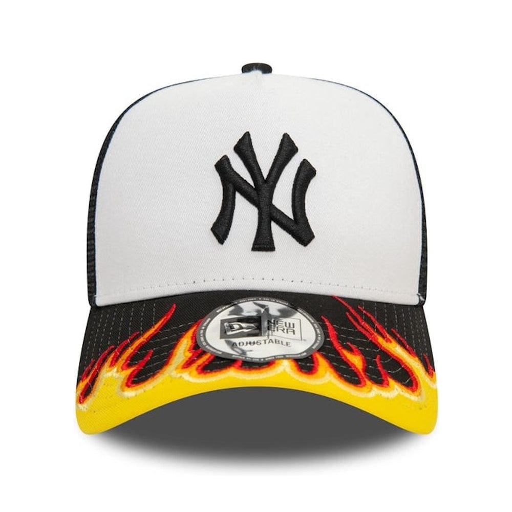 New Era 9FORTY Flame A-Frame Trucker Snapback New York Yankees - Black