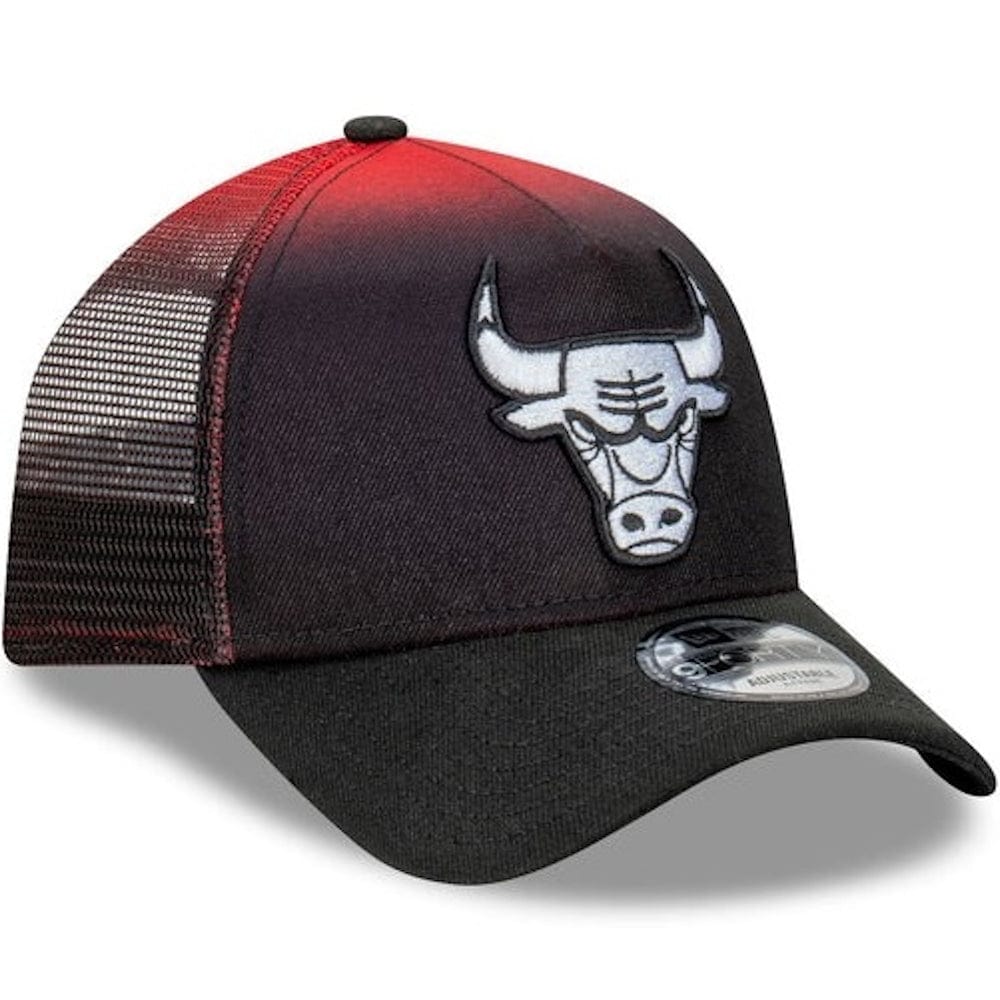 New Era 9FORTY Higher Fade A-Frame Trucker Snapback  Chicago Bulls - Black