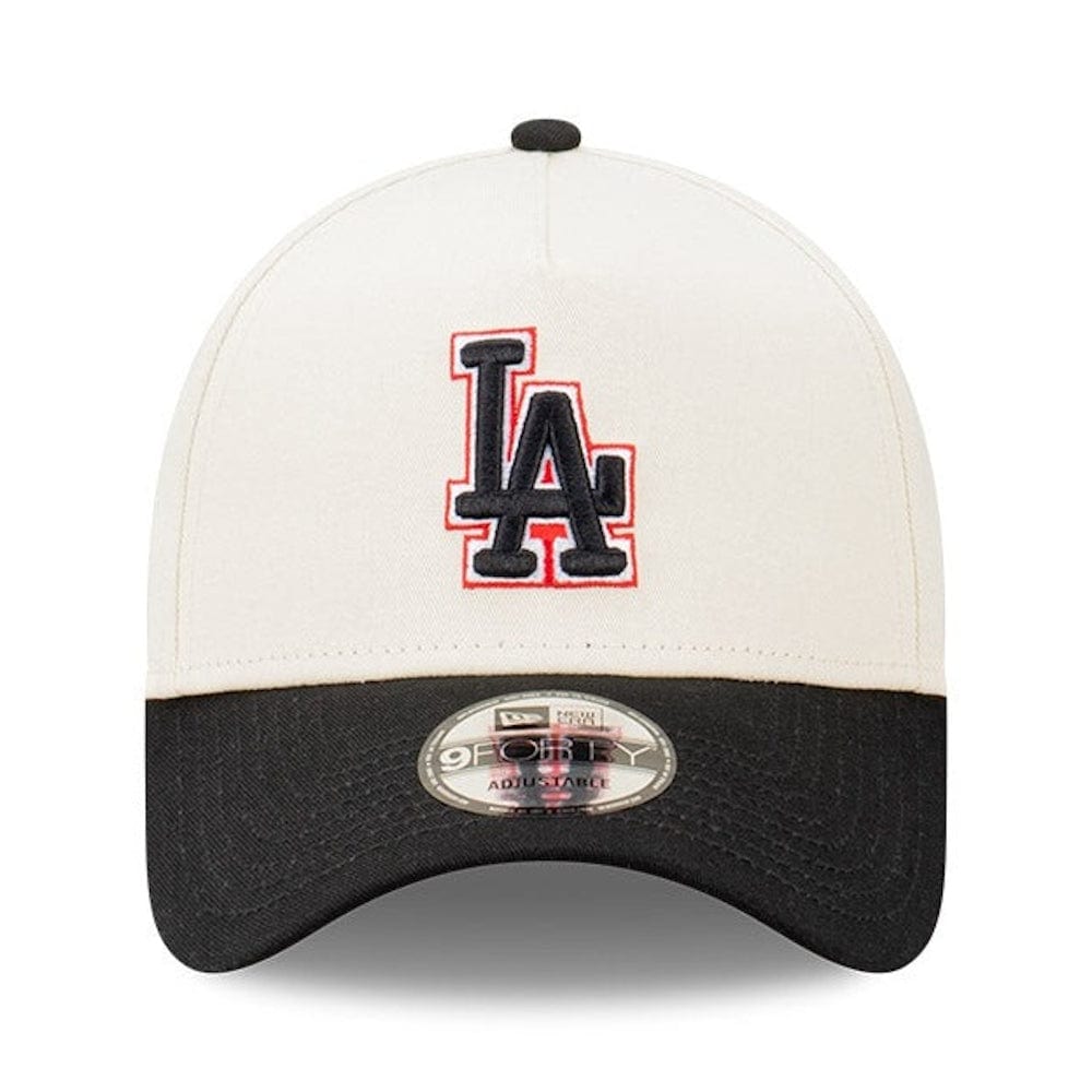 New Era 9FORTY Ivory Blaze A-Frame Snapback Los Angeles Dodgers - Chrome White / Black