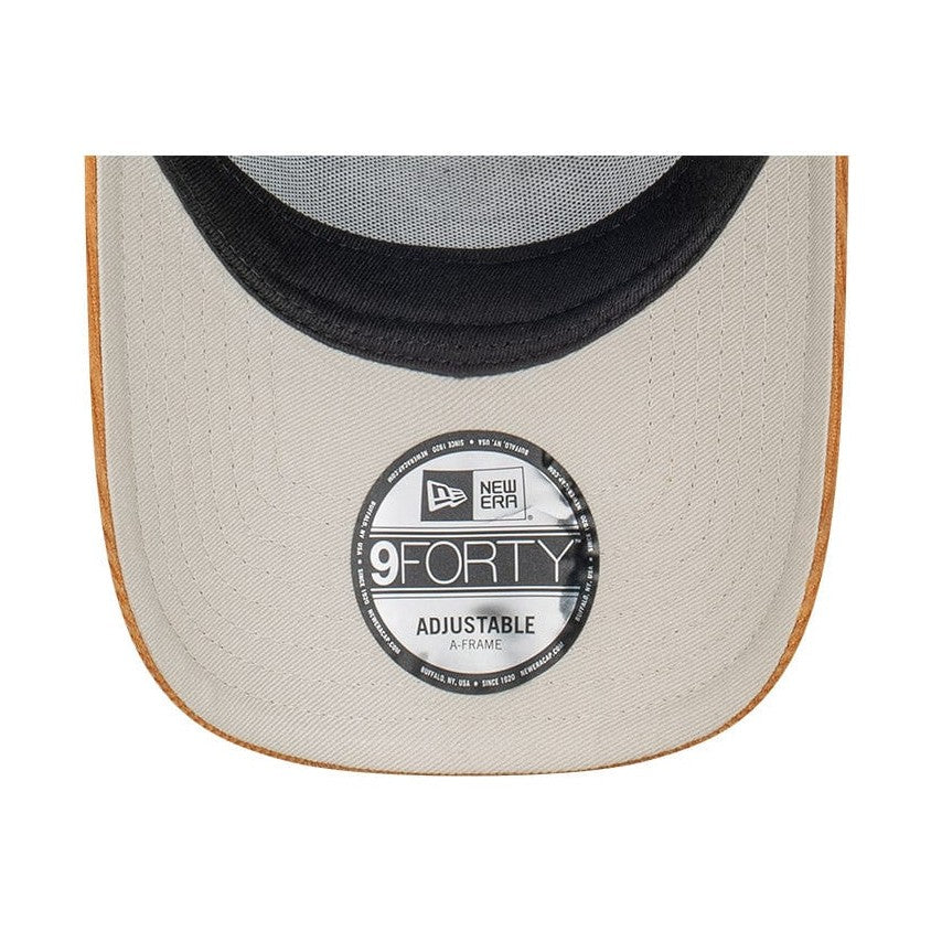 New Era 9FORTY Premium Cord Visor A-Frame Snapback Los Angeles Dodgers - Black / Wheat