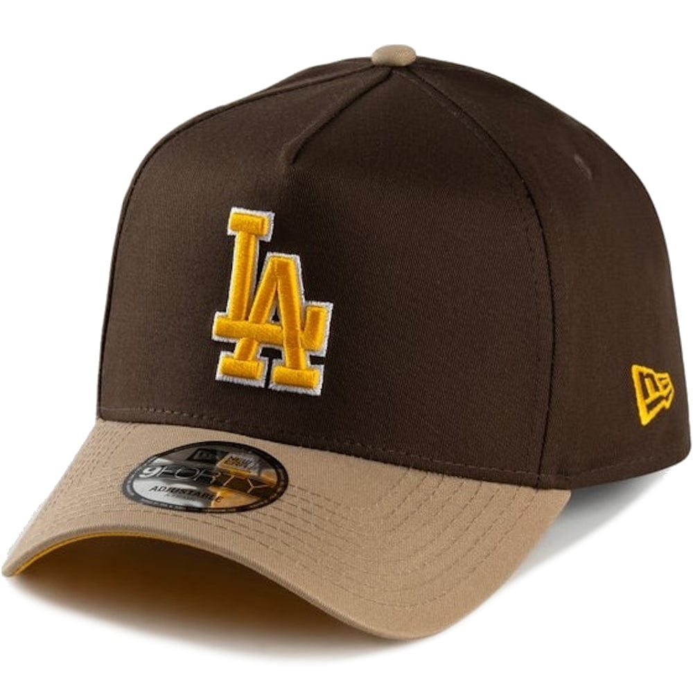 New Era 9FORTY Rocky Road A-Frame Snapback Los Angeles Dodgers - Walnut