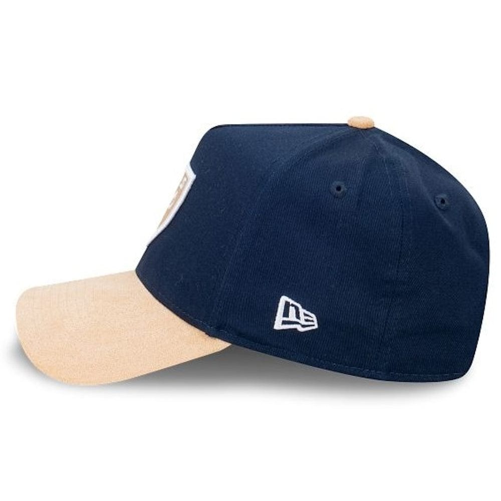 New Era 9FORTY Suede Brim A-Frame Snapback Las Vegas Raiders - Oceanside Blue / Oatmilk