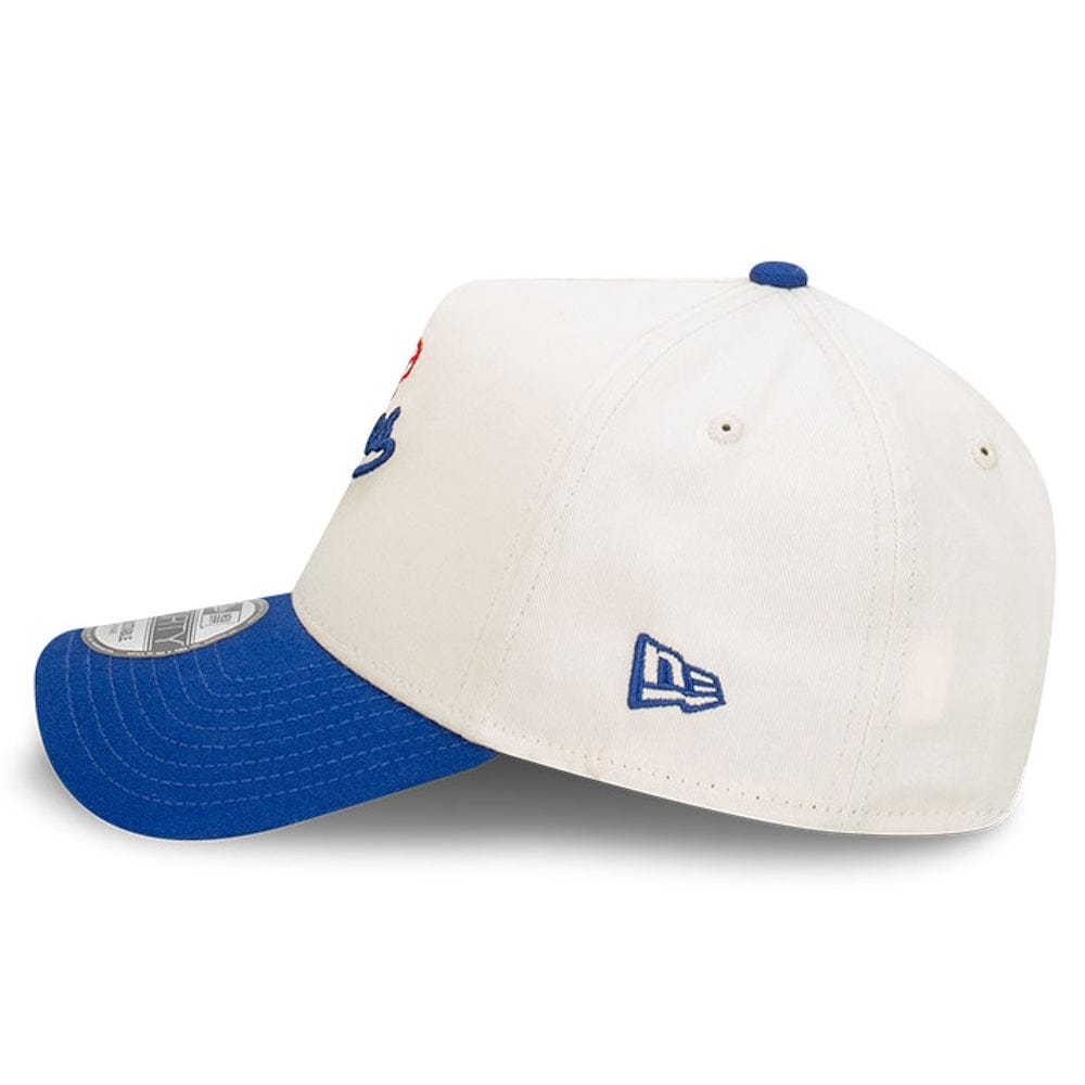 New Era 9FORTY Wordmark A-Frame Snapback Los Angeles Dodgers - Chrome White / Royal