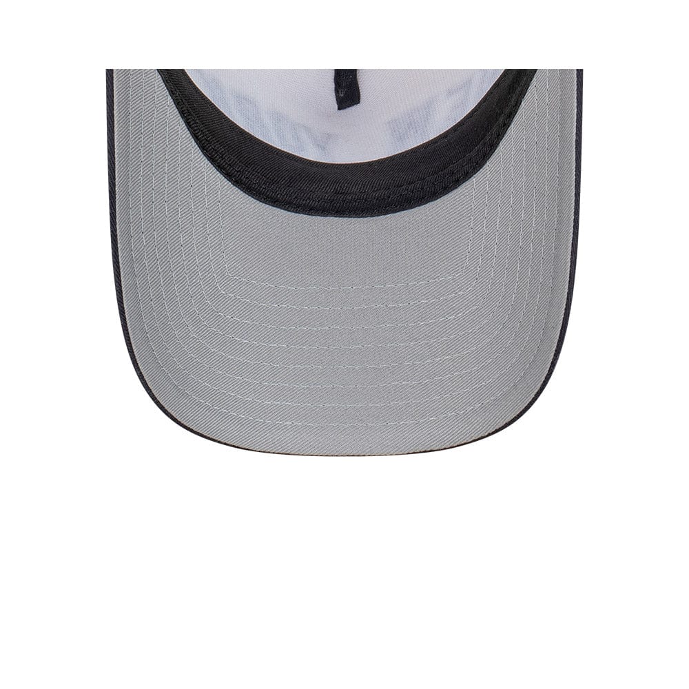 New Era 9FORTY Wordmark A-Frame Snapback New York Yankees - Chrome White / Navy