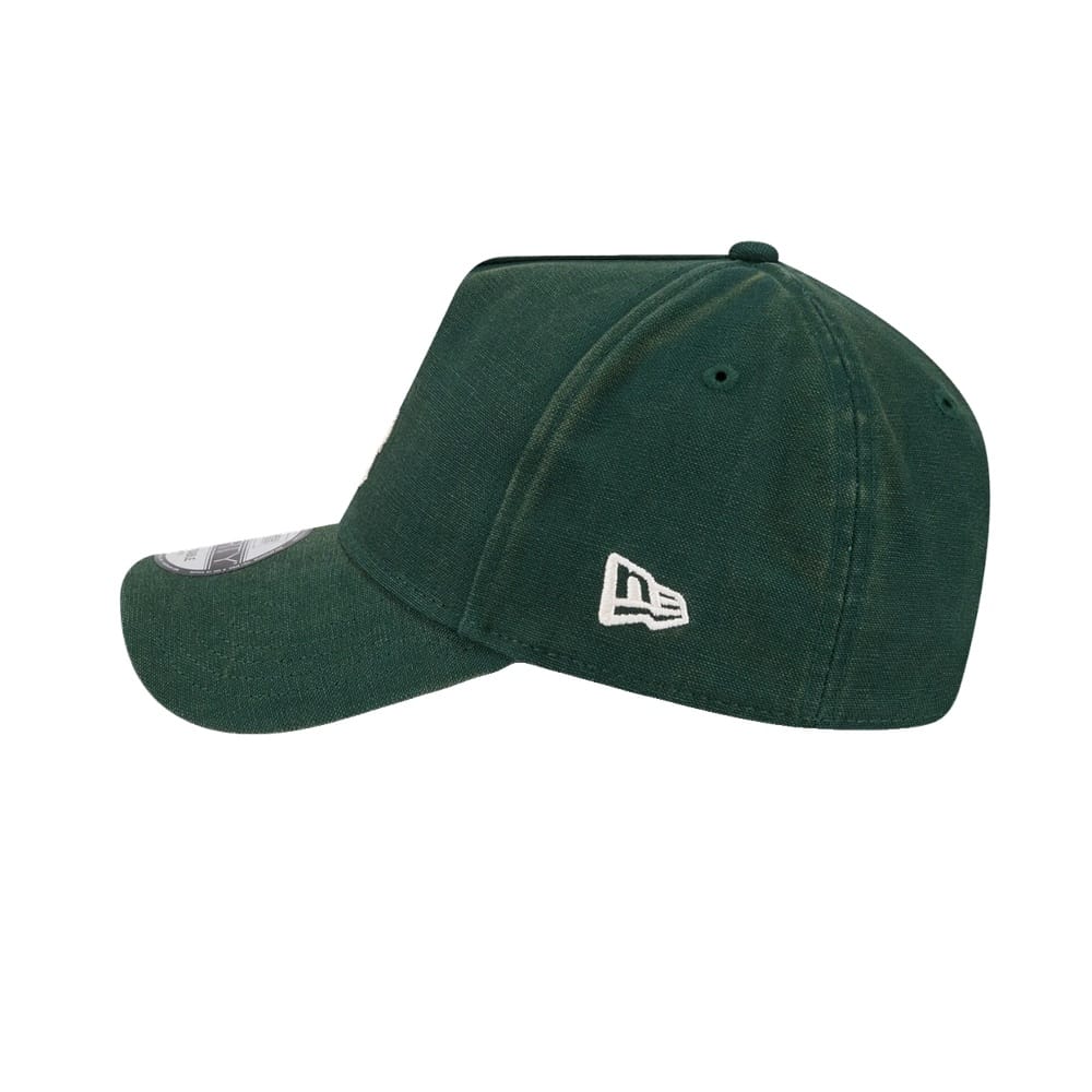 New Era 9FORTY Washed Canvas A-Frame Los Angeles Dodgers - Dark Green - Image 3