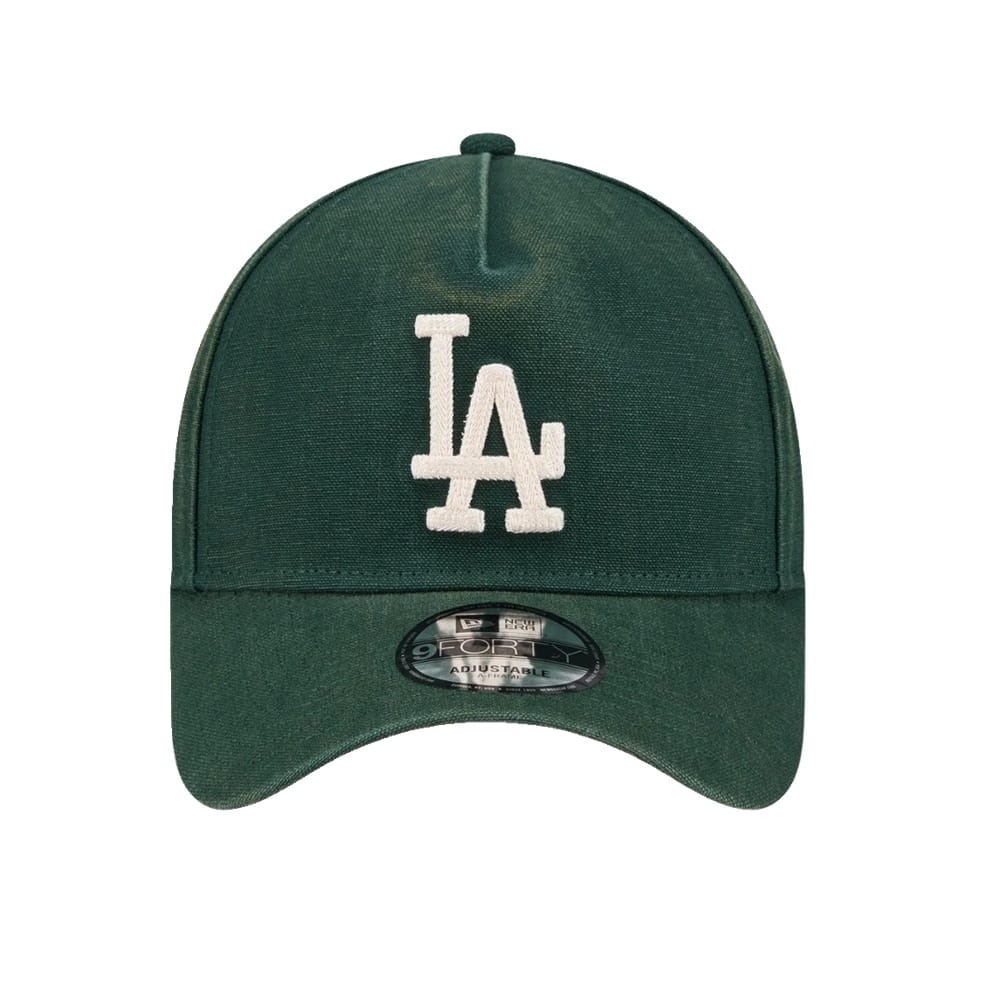 New Era 9FORTY Washed Canvas A-Frame Los Angeles Dodgers - Dark Green