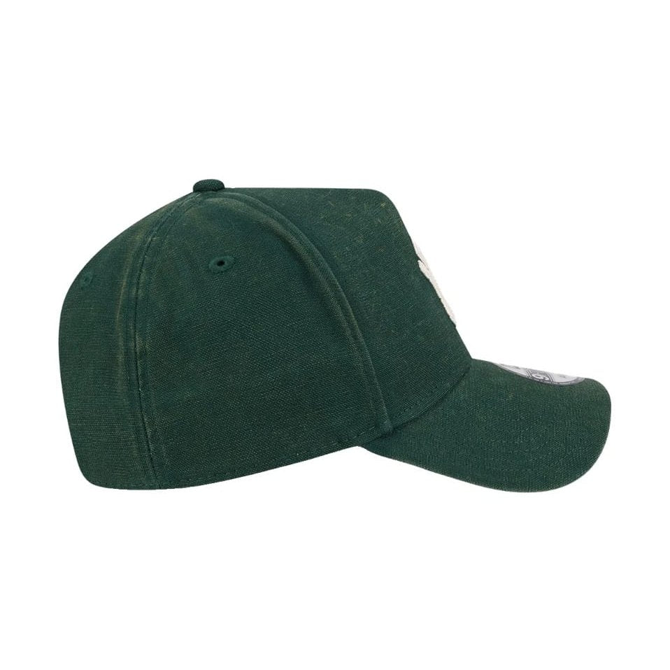 New Era 9FORTY Washed Canvas A-Frame New York Yankees - Dark Green - Image 4