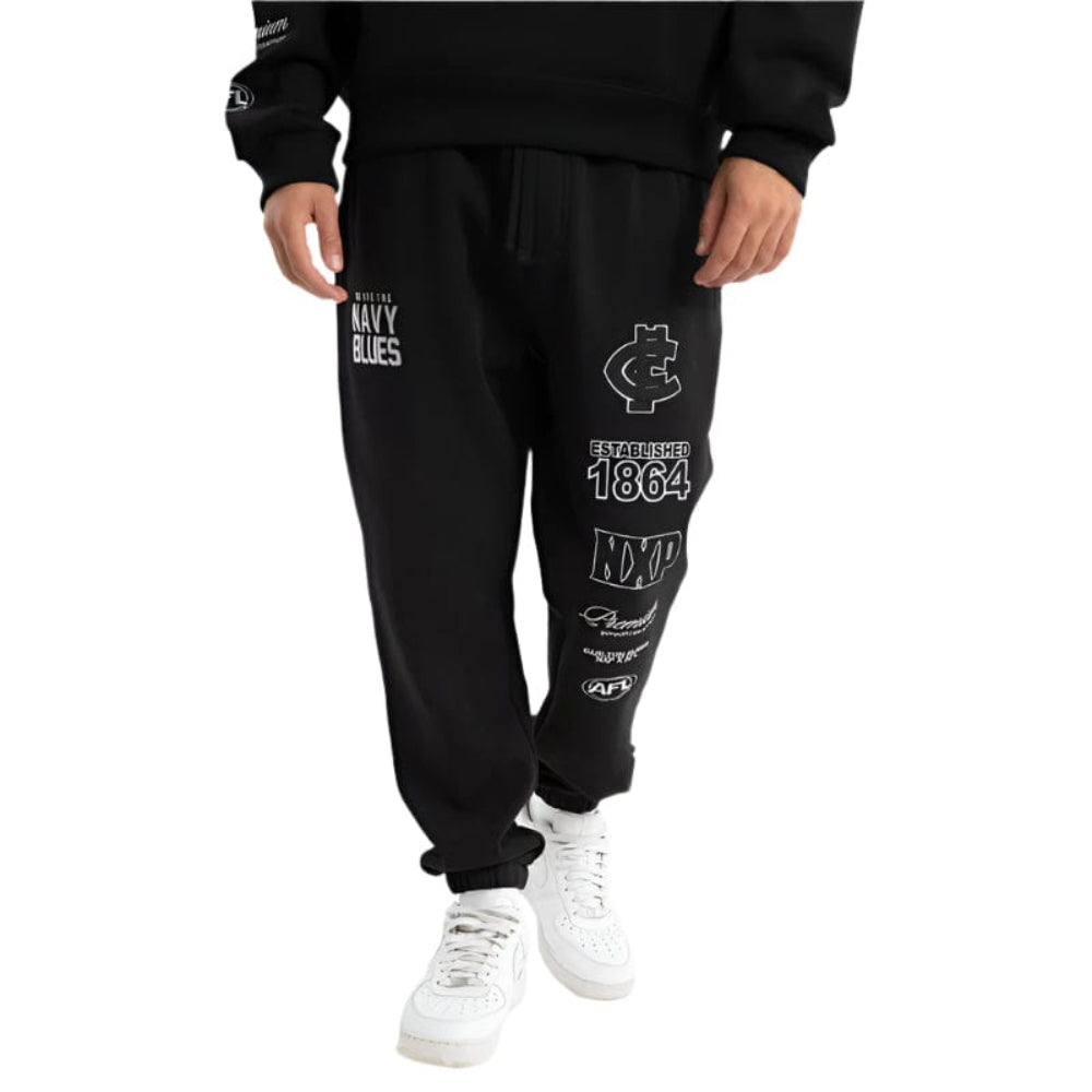 NXP Carlton Mono Trackpants - Black