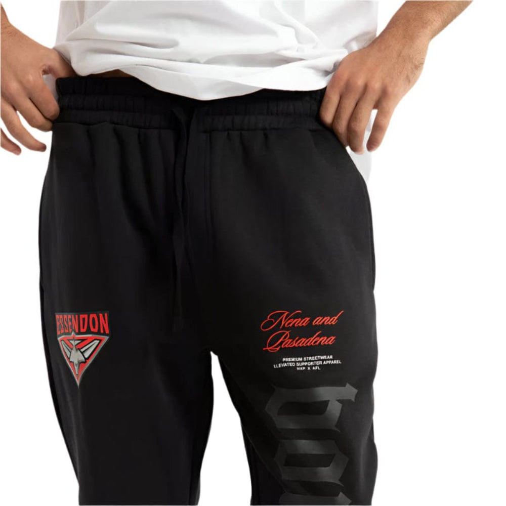 NXP Essendon Cali Trackpants - Black