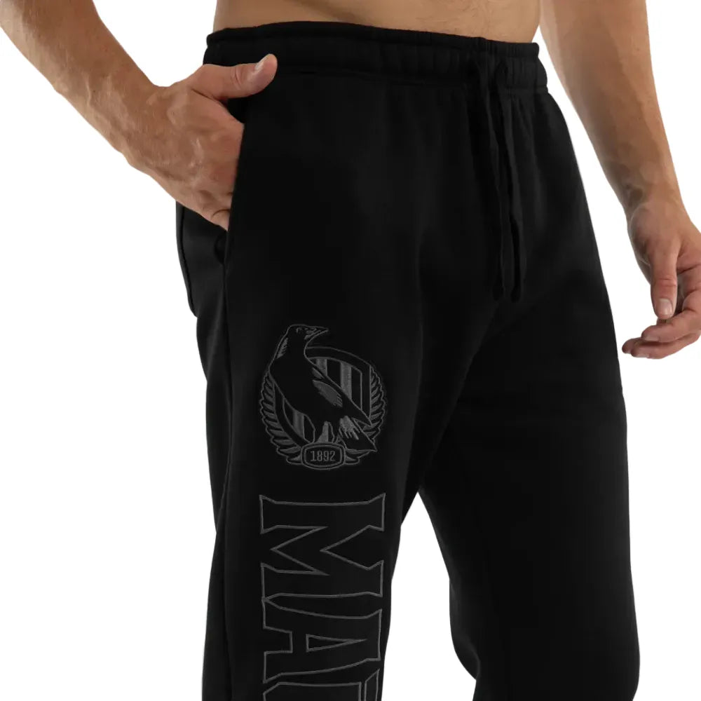NXP X AFL Collingwood Perform Trackpant - Jet Black