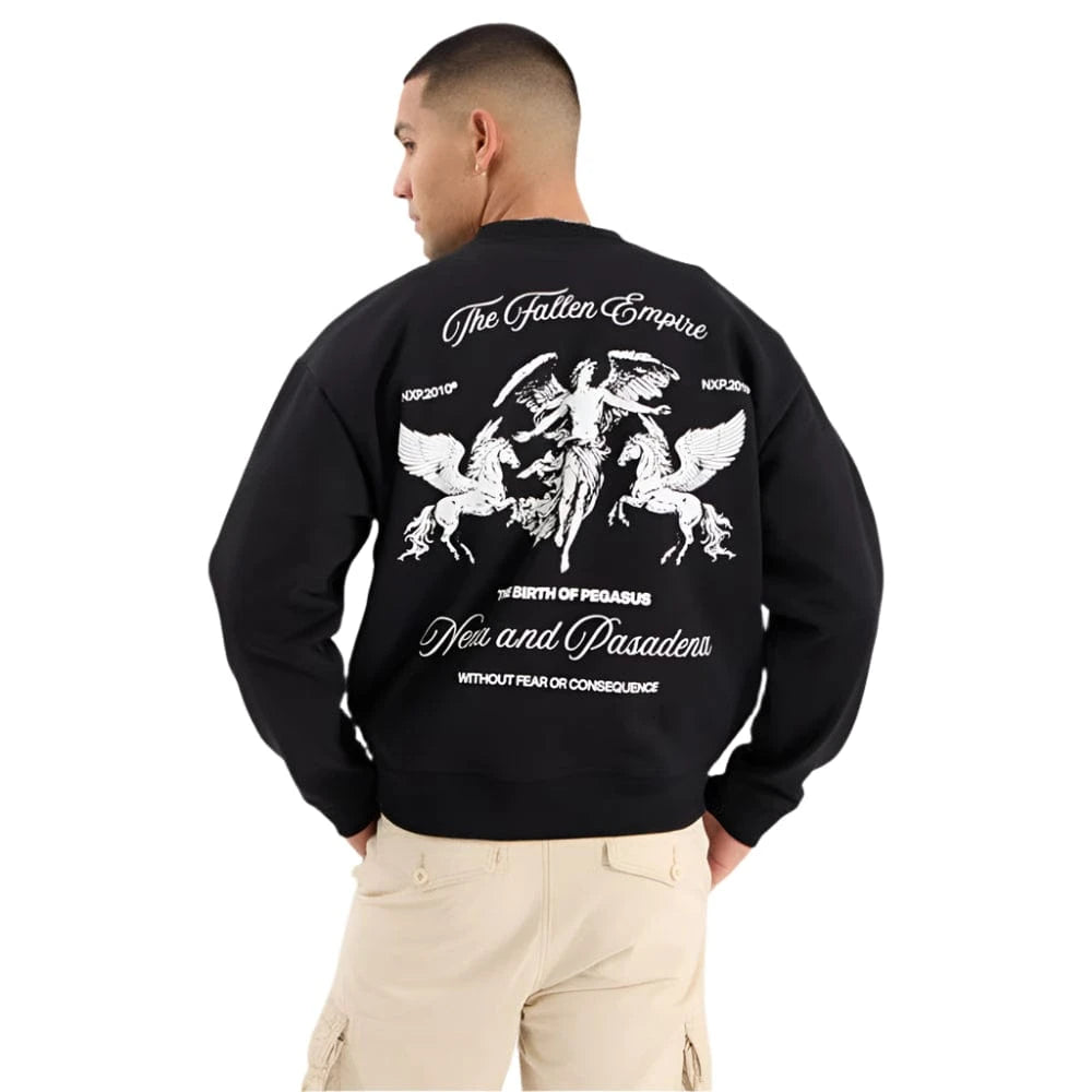 NXP Cattle Box Fit Sweater - Jet Black