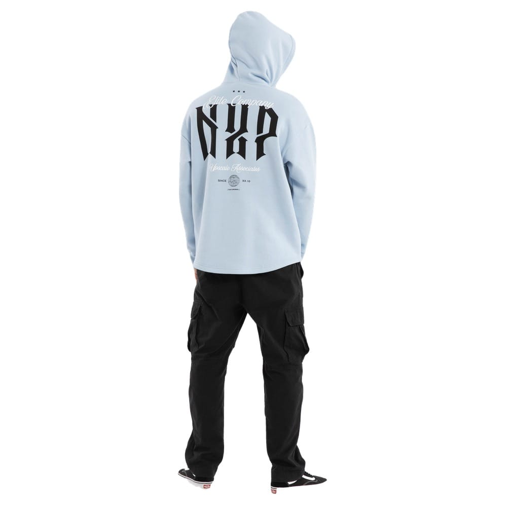 NXP Dominate Relaxed Curved Hoodie - Skyway