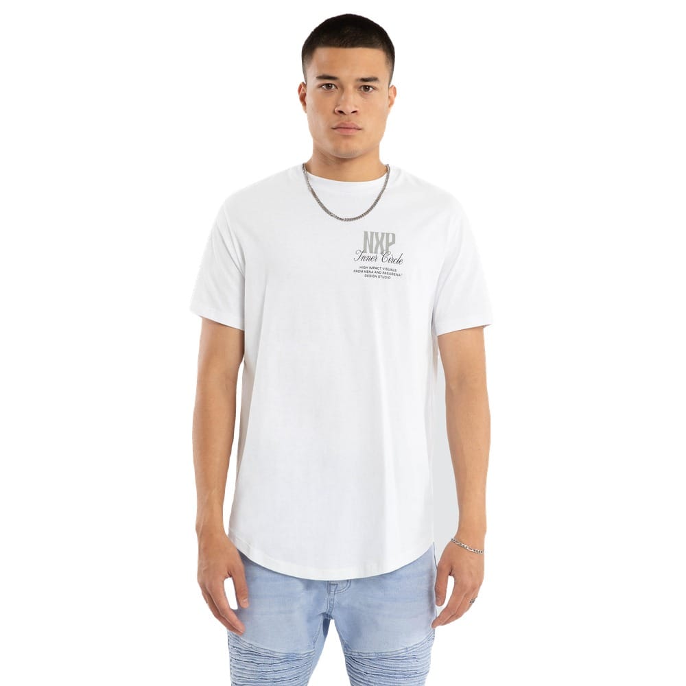 NXP Dynamic Dual Curved Tee - Optical White