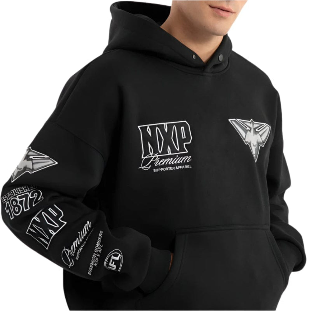 NXP Essendon Mono Hoodie - Black