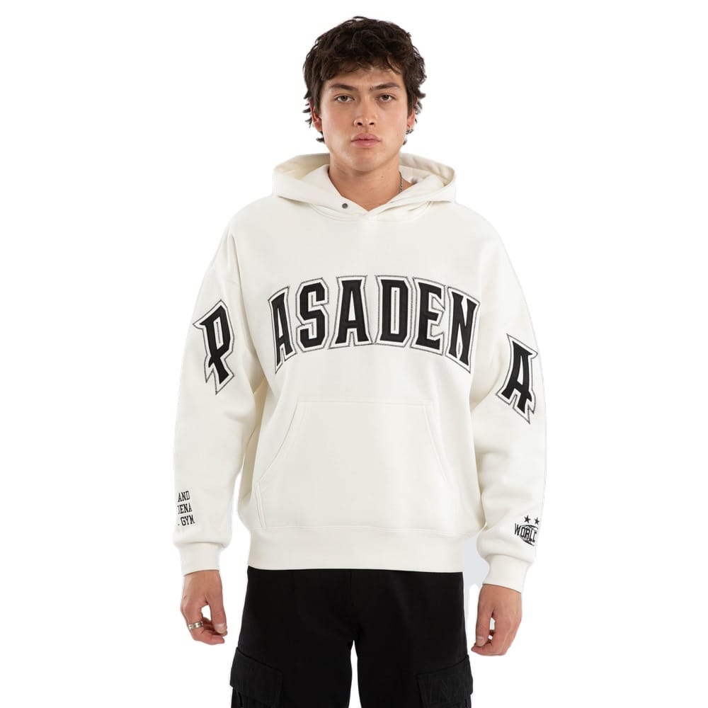 NXP Fence Box Fit Hoodie - Natural White