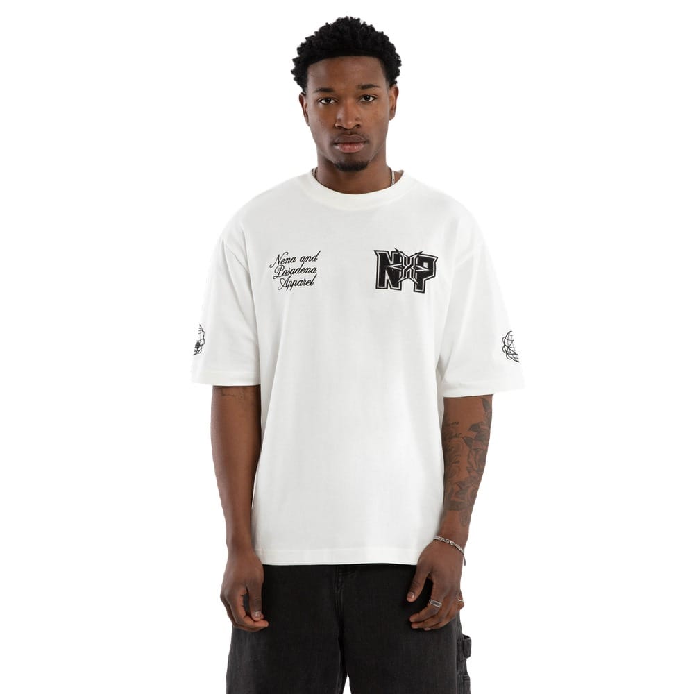 NXP Figures Oversized Tee - Natural White
