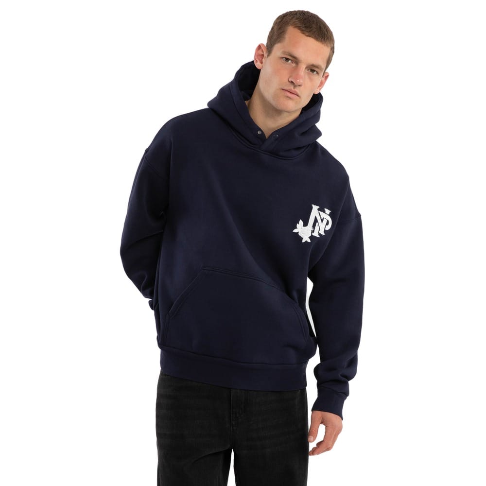 NXP Fray Motion Box Fit Hoodie - Black Iris