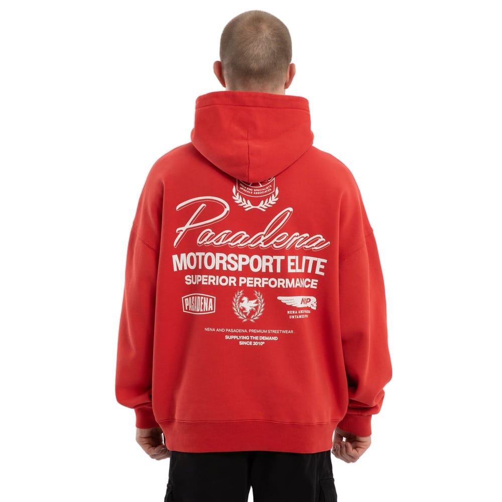 NXP Neutral Box Fit Hoodie - Pigment Red