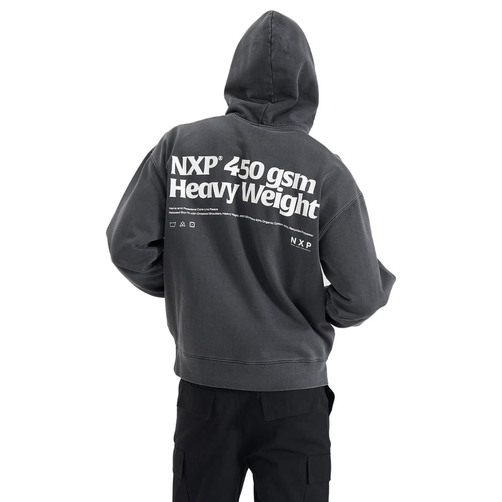 NXP Stream Box Fit Hoodie - Asphalt