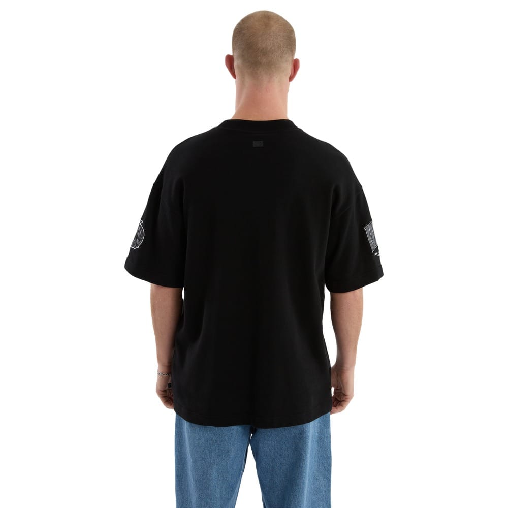 NXP X AFL Collingwood Game-On Loopbk Tee - Jet Black