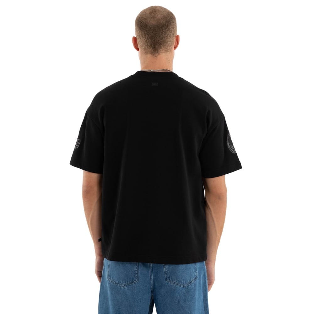 NXP X AFL Collingwood Perform Loopback Tee - Jet Black