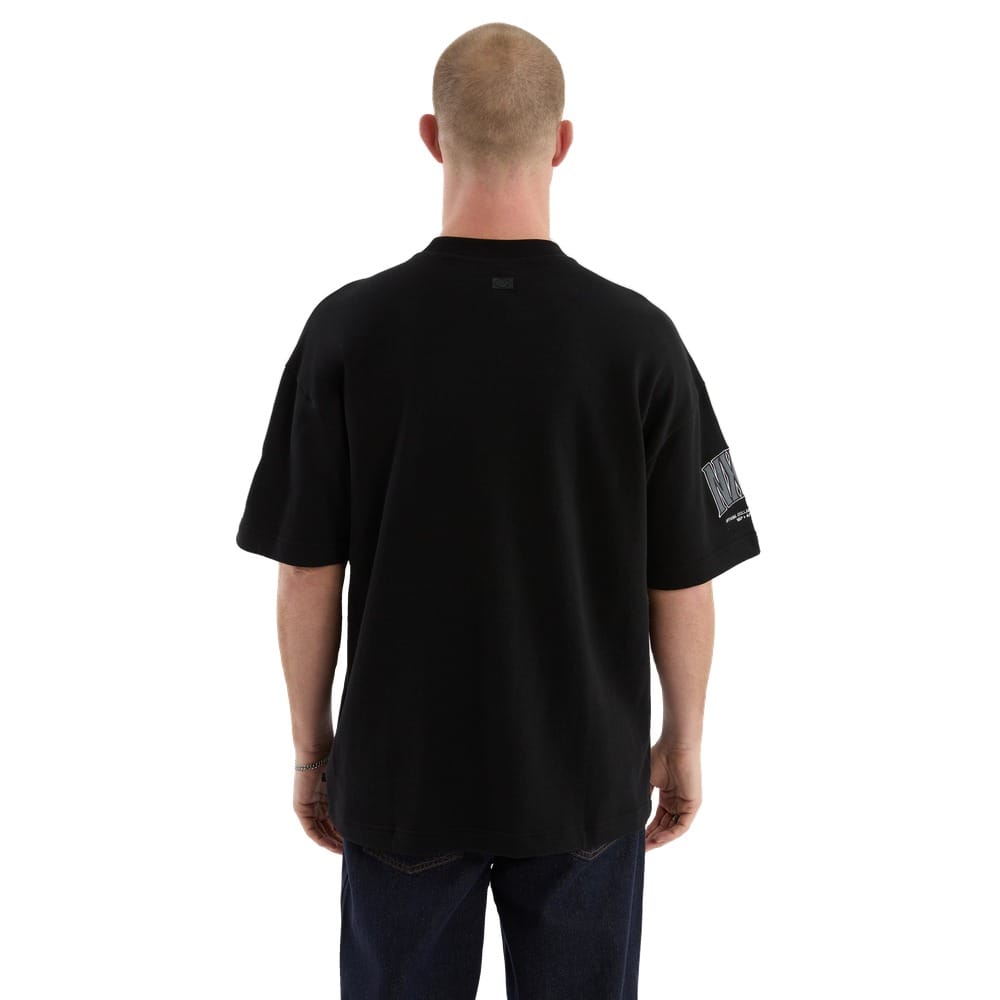 NXP X AFL Richmond Game-On Loopbk Tee - Jet Black