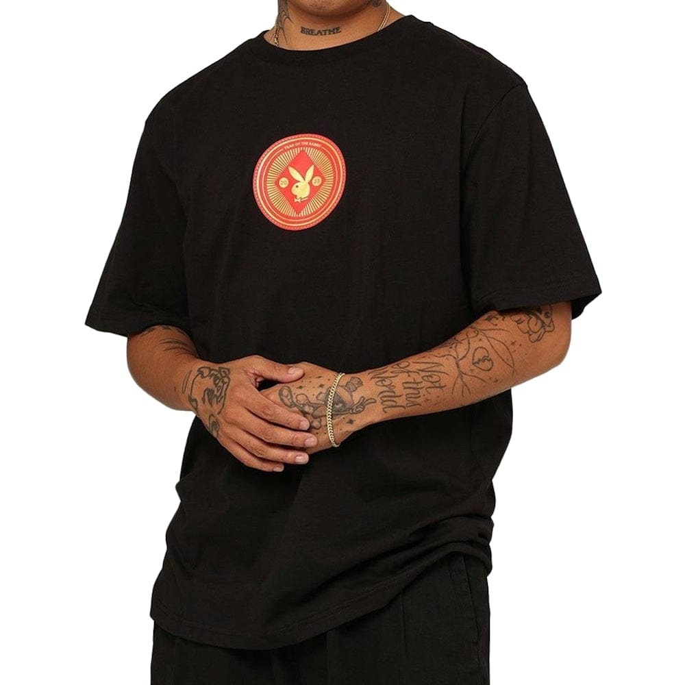 Playboy Year Of The Rabbit Original Fit Tee - Black