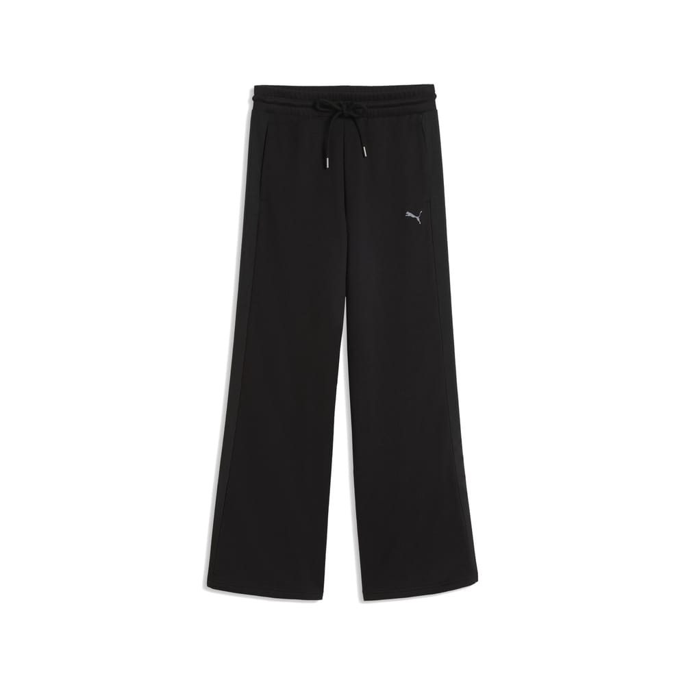 PUMA Womens Comfort High-Waist Wide Leg Pant - Black