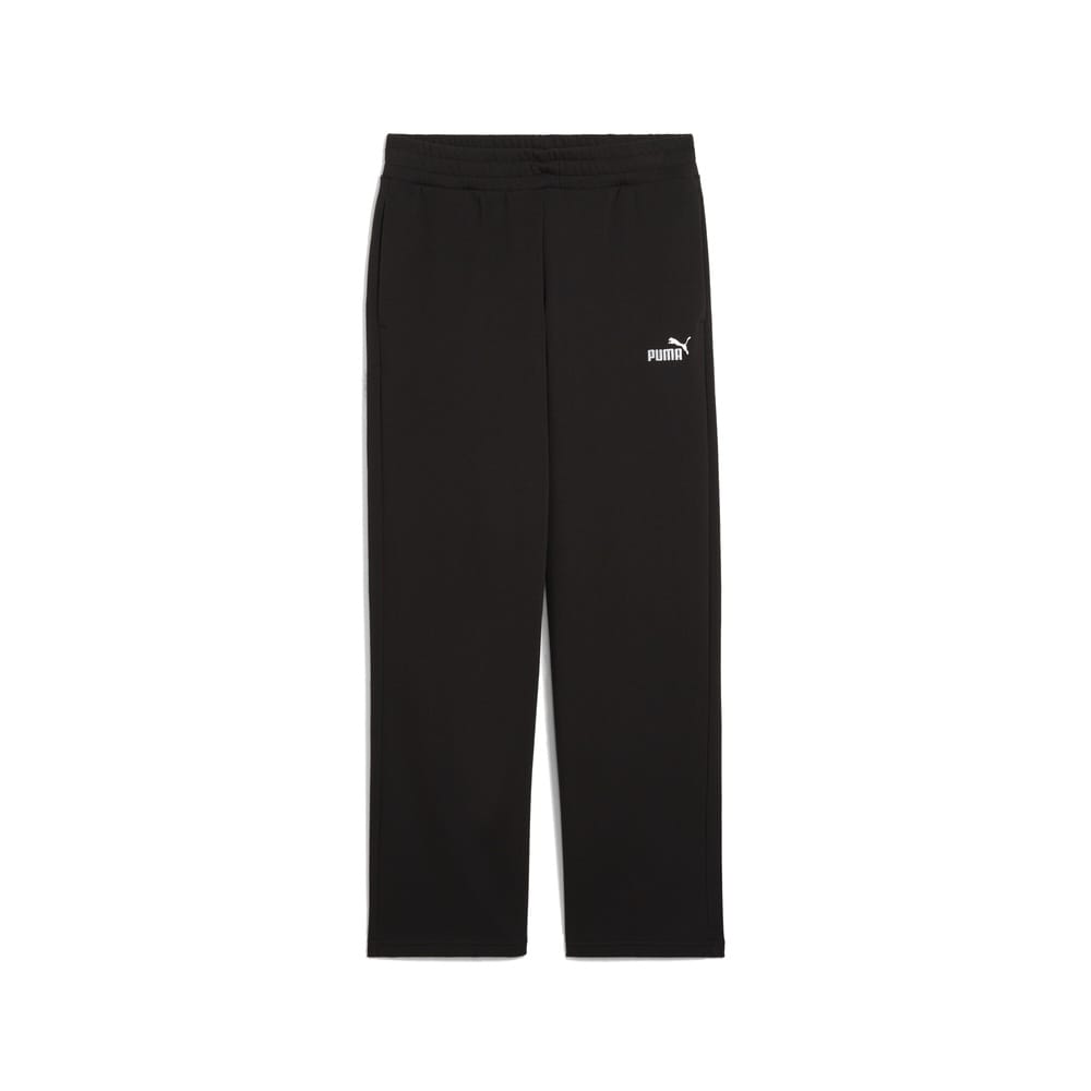 PUMA Womens Essentials Small Logo Comfort Straight Pant - Black
